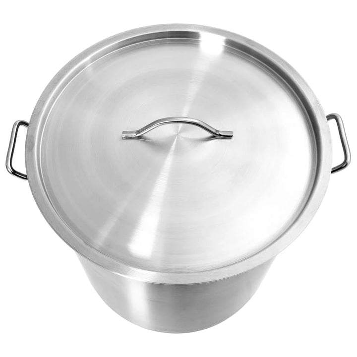 KRD Professional Stew pan/Stock pot with Lid Stainless steel 186 litres 60X70cm