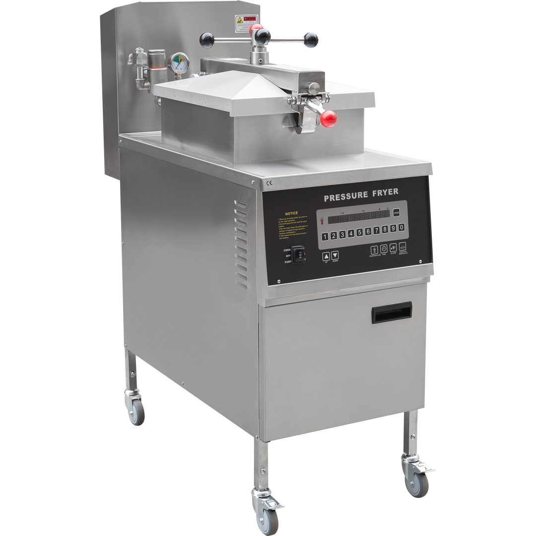 KRD Commercial Natural Gas Chicken Pressure Fryer 24 litres 4 Head PFG600