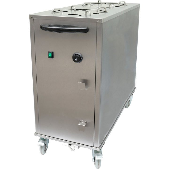 KRD Professional Mobile Heated Plate Lowerator 80 plates Ø300mm PL2C