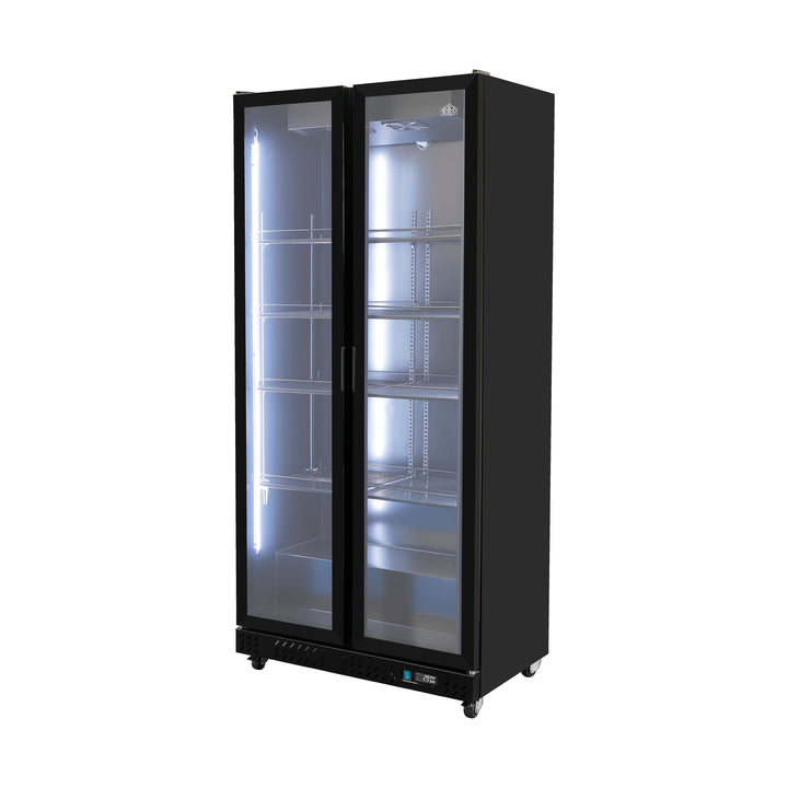 KRD Commercial Bottle Cooler 515L Glass Door 490W RD-800