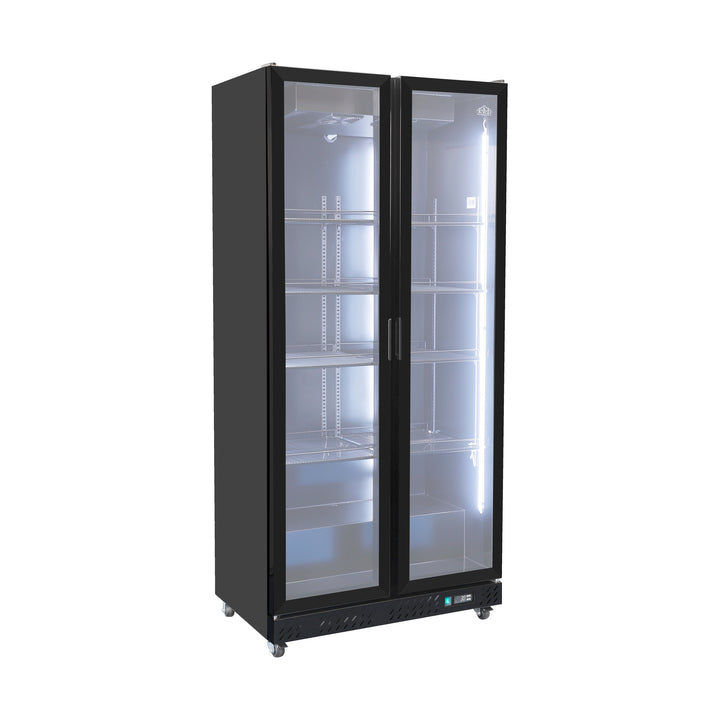 KRD Commercial Bottle Cooler 615L Glass Door 490W RD-900