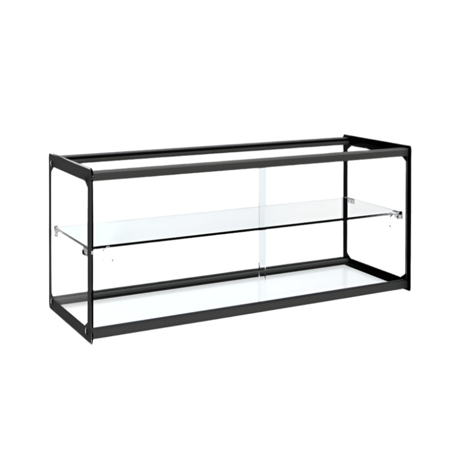 KRD Neutral Display Case 555x330x315mm 41 Litres with Shelf XCZ41 stylish ambient display for desserts and pastries