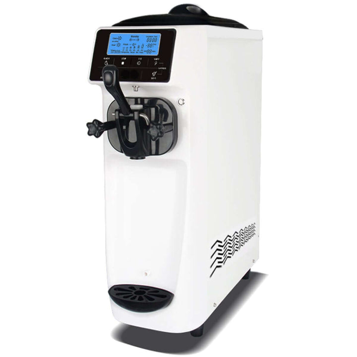 KRD Soft Serve Ice Cream Machine with Air Pump Function 16-18L/H Table Top