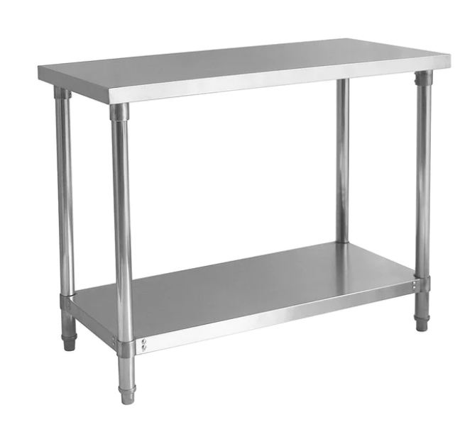 KRD Stainless Steel Work Table Bottom Shelf 1800x600x800mm