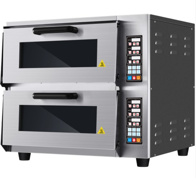 KRD Commercial Double 20" Pizza oven Electric 2 chamber 500x500mm Digital controls 5kW