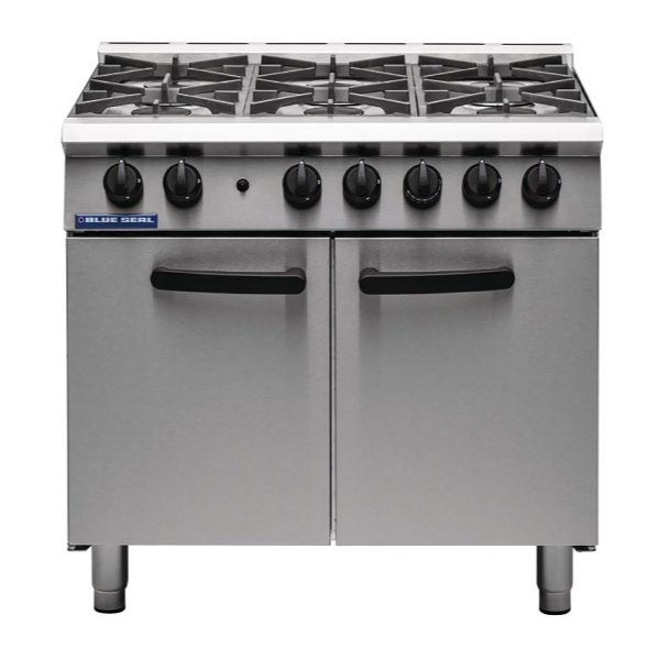 Commercial Blue Seal 6 Burner Oven Range G750 6 Gas