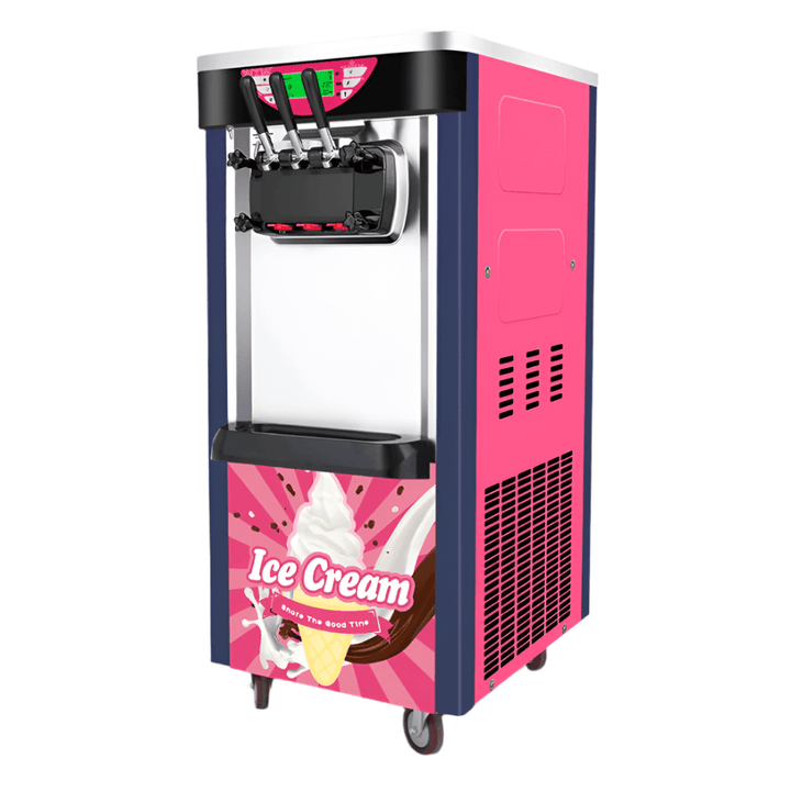 KRD Three Flavour Soft Serve Ice Cream & Frozen Yoghurt Machine 30-36L/H BJ328C