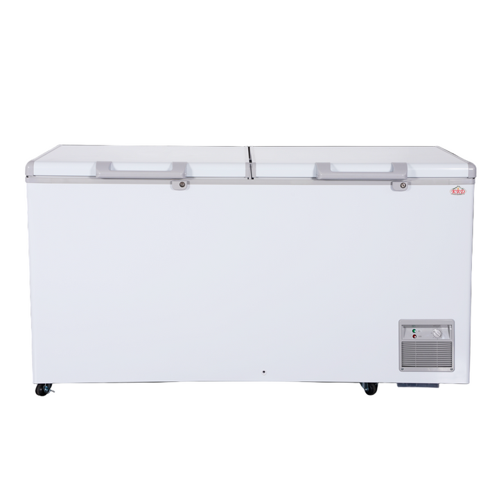 KRD Commercial Chest freezer 171cm Twin Lid 551 Litres BD650