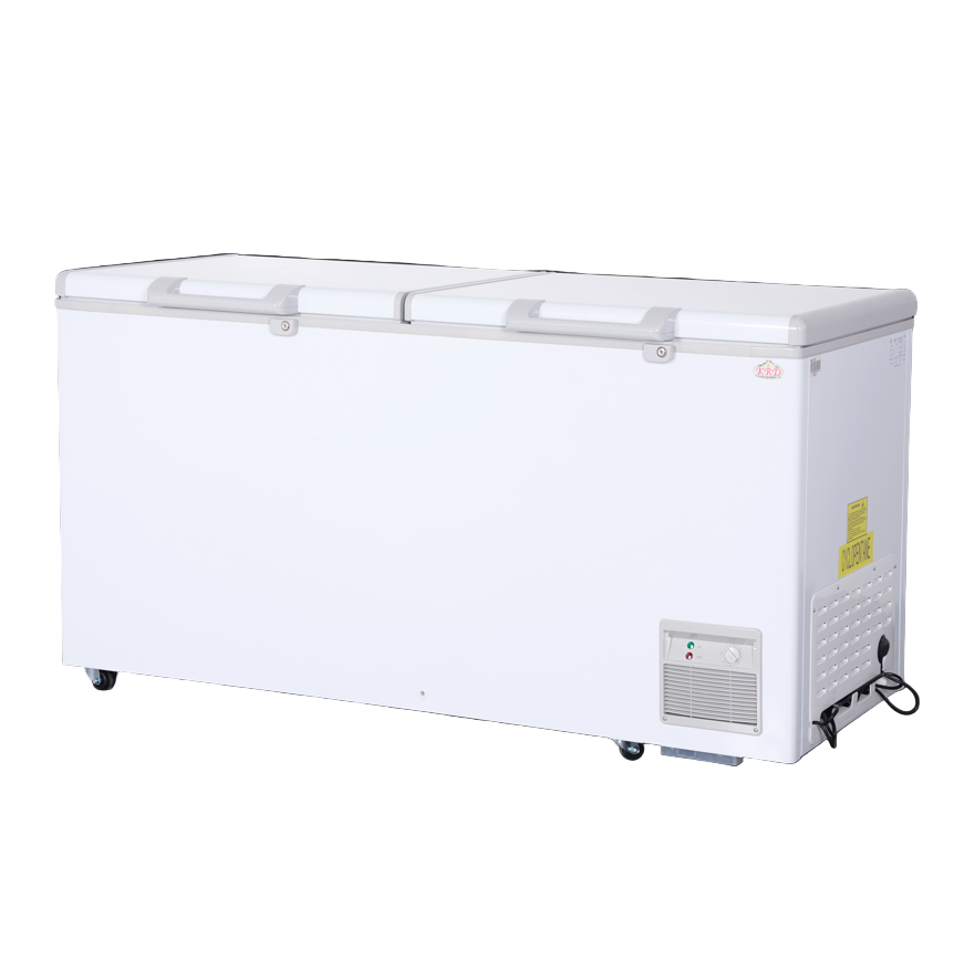 KRD Commercial Chest freezer 171cm Twin Lid 551 Litres BD650