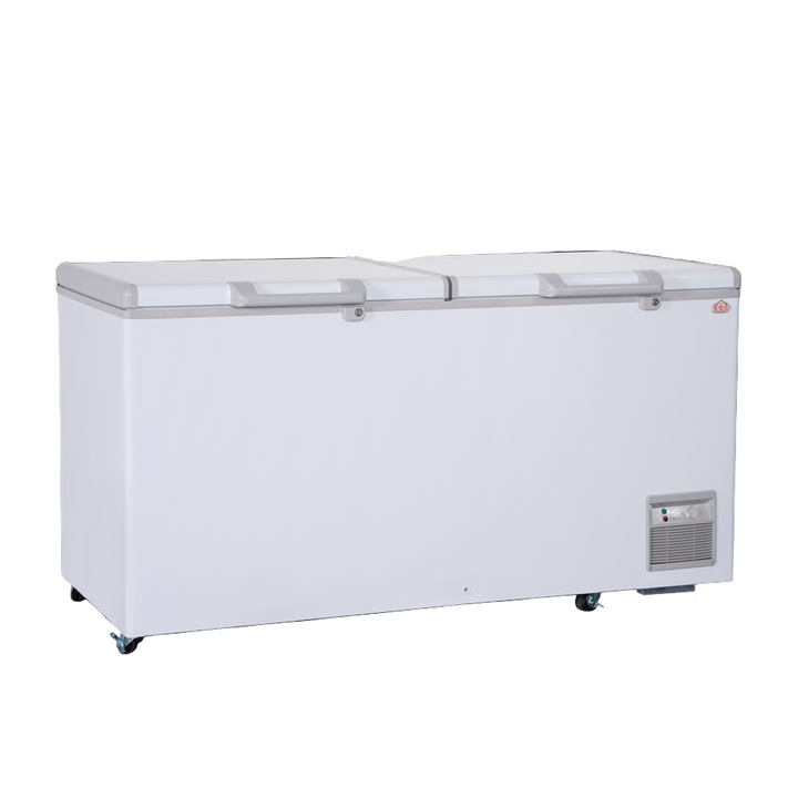KRD Commercial Chest freezer 171cm Twin Lid 551 Litres BD650