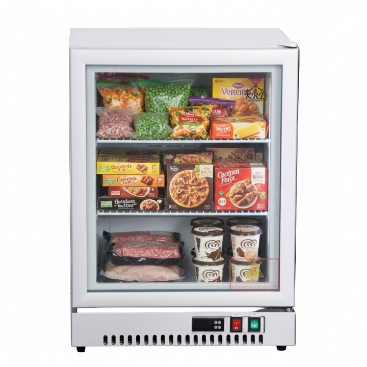 KRD Countertop Display Freezer Single Hinged Door White 55cm LD80