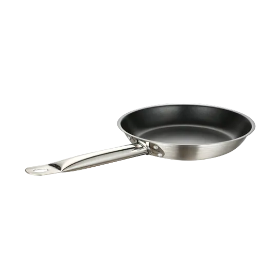 KRD Professional Frying Pan Stainless steel Teflon Non-stick 220 x41mm YD-22048