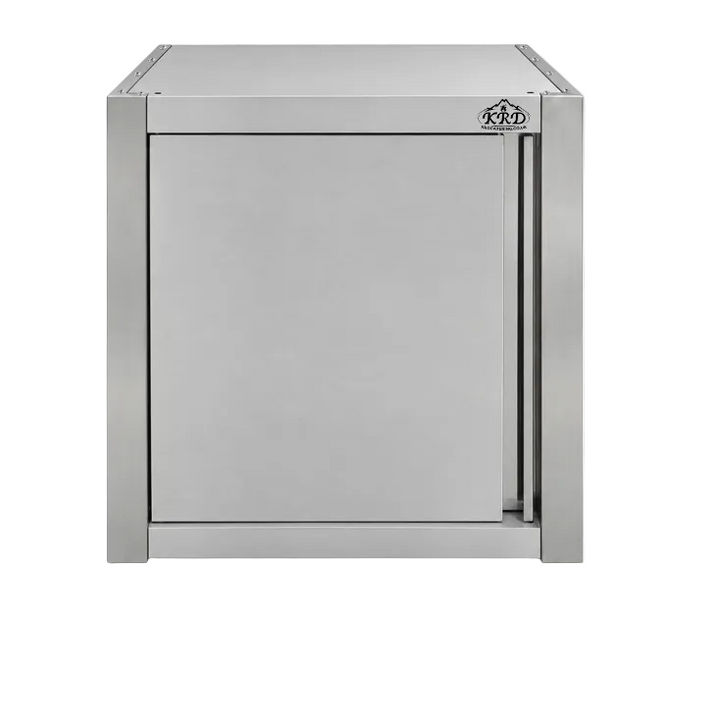 KRD Wall cabinet 1 hinged door Stainless steel Width 600mm Depth 400mm THWSR64