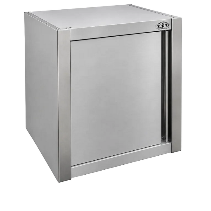 KRD Wall cabinet 1 hinged door Stainless steel Width 600mm Depth 400mm THWSR64