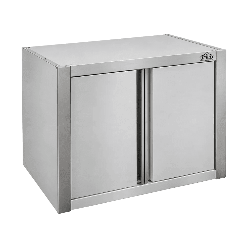 KRD Wall cabinet Double hinged door Stainless steel Width 800mm Depth 400mm THWSR84