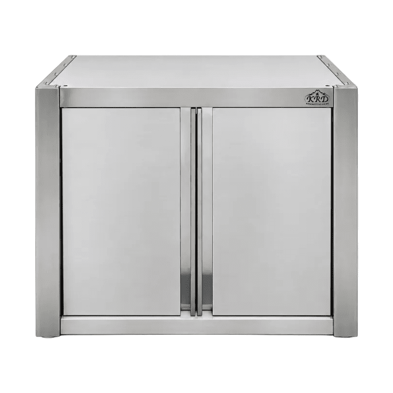 KRD Wall cabinet Double hinged door Stainless steel Width 800mm Depth 400mm THWSR84