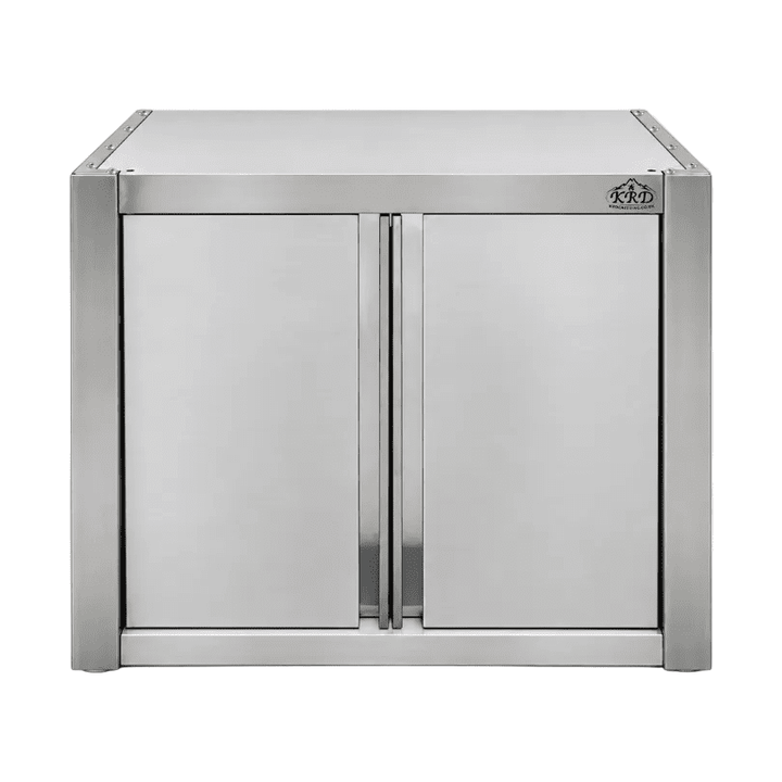 KRD Wall cabinet Double hinged door Stainless steel Width 800mm Depth 400mm THWSR84