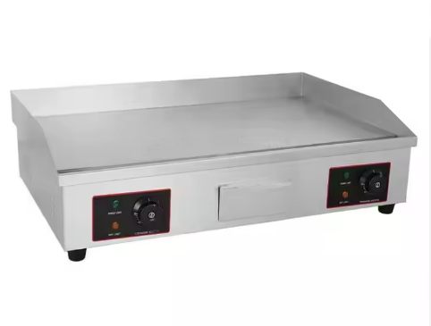 KRD Commercial Griddle Smooth 730x480X230mm 4.4kW Electric