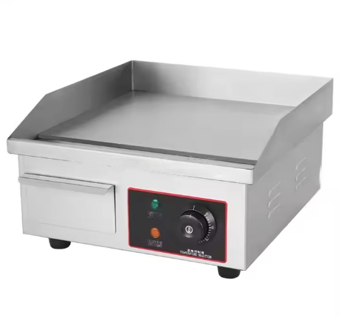 KRD Commercial Griddle Smooth 540X400X220mm 3kw Electric
