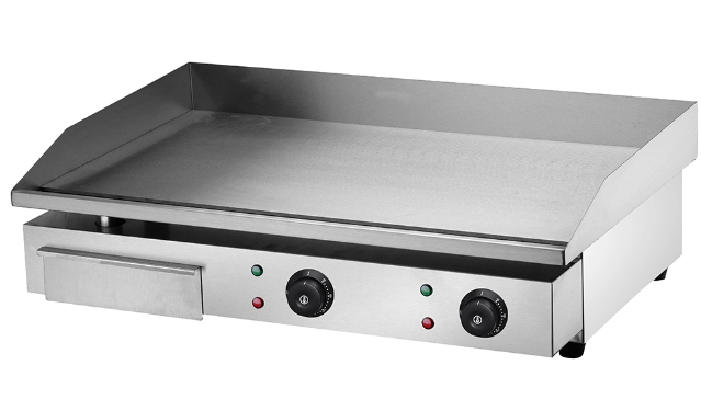 KRD Commercial Electric Flat Smooth Griddle 730x470x240mm 3kw HEG820