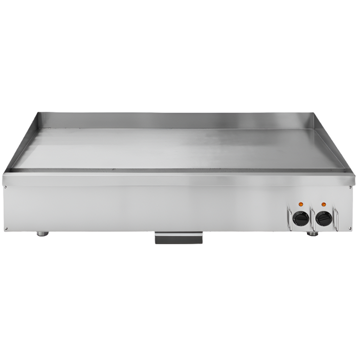 KRD Commercial Electric Griddle Smooth 1216x616x406mm 16kW Steel Plate Dual control