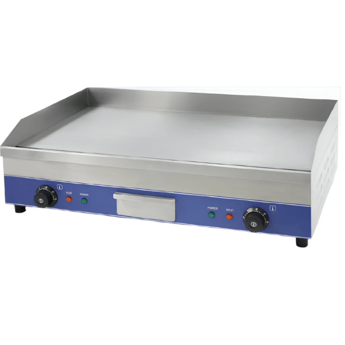 KRD Commercial Electric Griddle Mirror Plate 2 zone 5kW Table top 75cm WG750SD