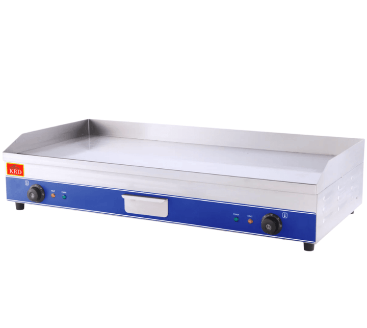 KRD Commercial Electric Griddle Mirror Plate 2 zone 6kW Table top 100cm WG1000SD