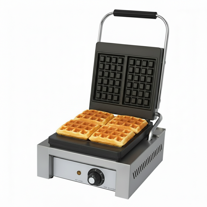 KRD Heavy Duty Electric Commercial Square Waffle Maker 1500W WBS