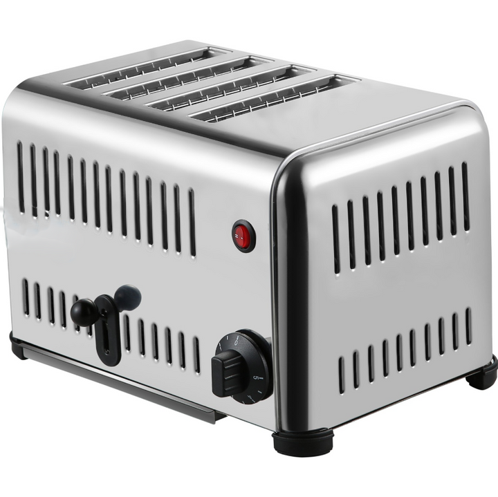 KRD Commercial Electric 4 Slice Toaster stainless steel HET4