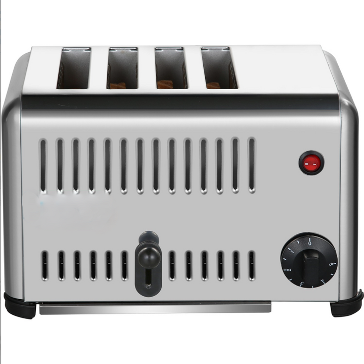 KRD Commercial Electric 4 Slice Toaster stainless steel HET4