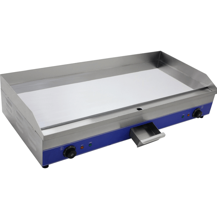 KRD Commercial Electric Griddle Mirror Plate 2 zone 6kW Table top 100cm WG1000SD