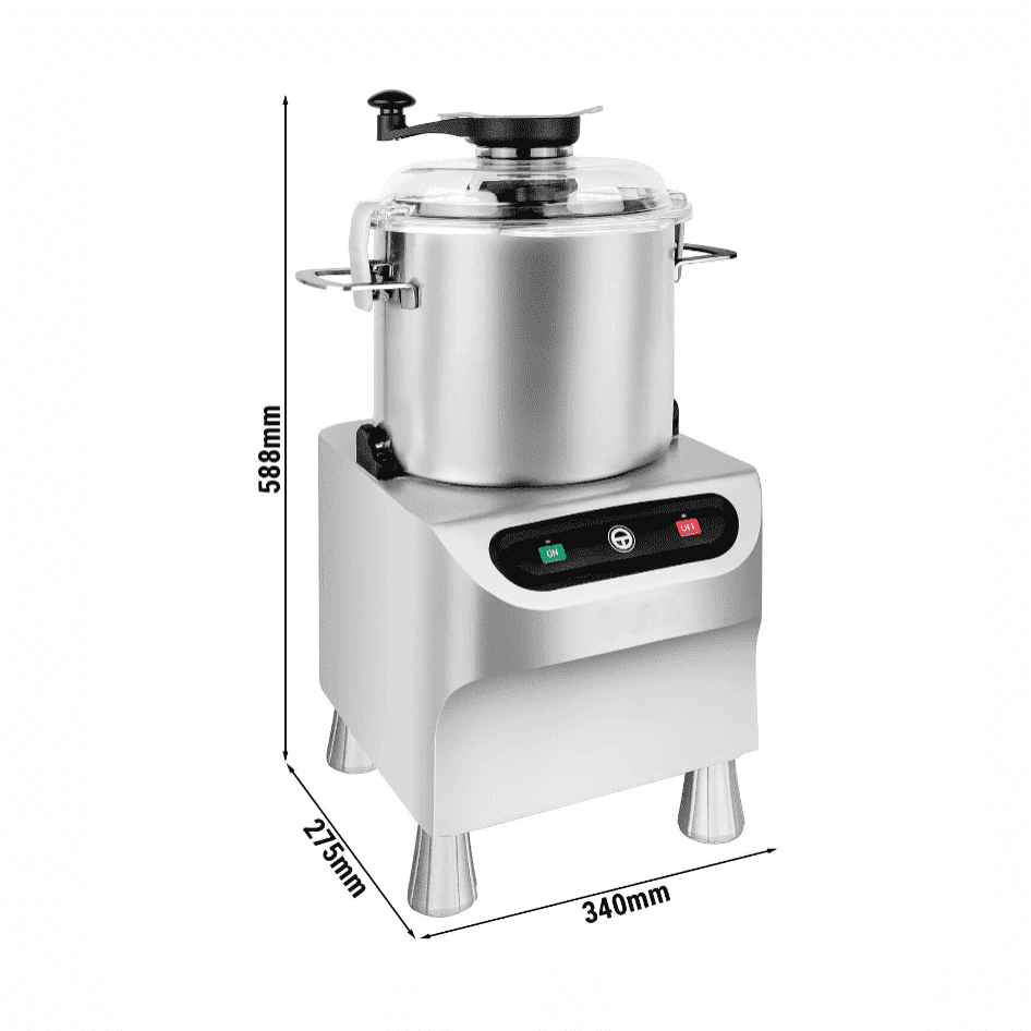 Hamoos Maker Machine KRD Electric Bowl Cutter Vegetable Cutter Hummus Maker 8 Lit – KRD Catering