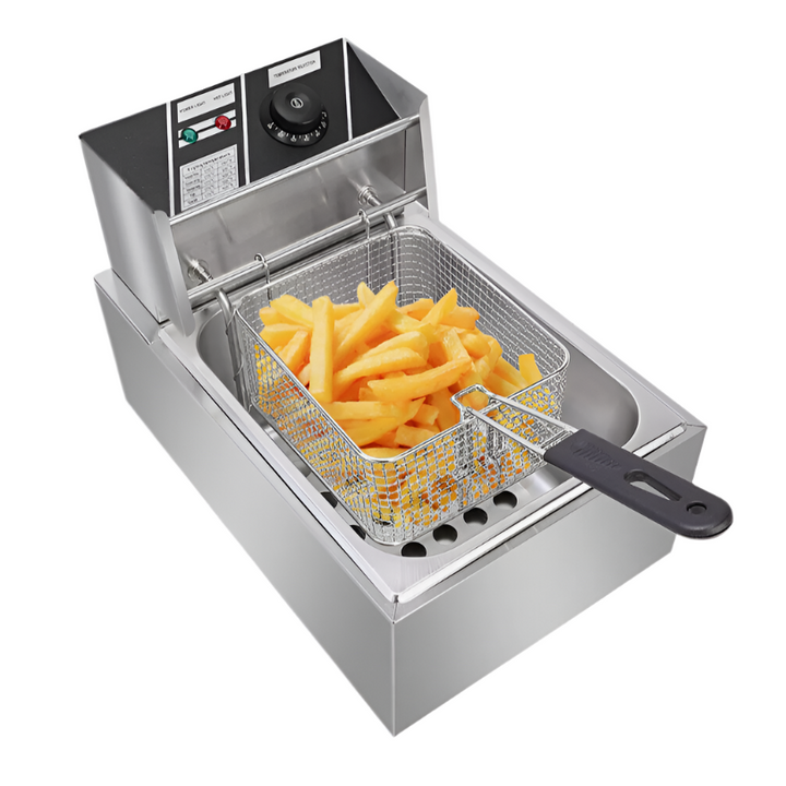 KRD Commercial Fryer Single Electric 6 litre 2.5KW Countertop