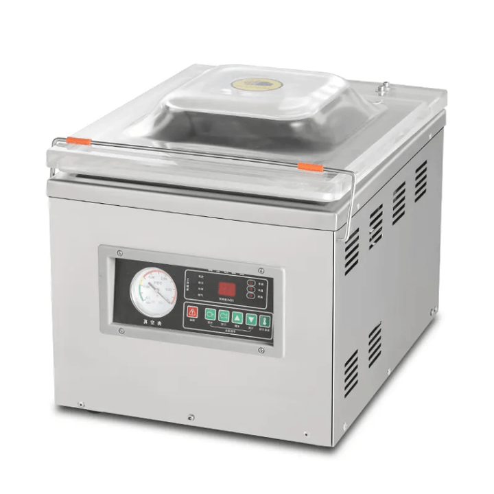 KRD Automatic Single Digital Chamber Vacuum Pack Machine, 180W, versatile for food, medicine, and more.