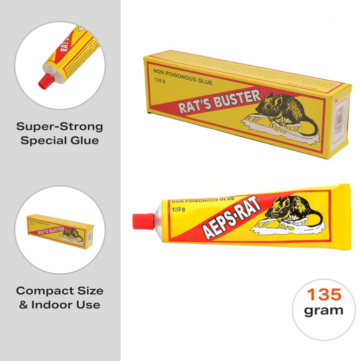 Rat's Buster Tube (Araprat) Traps Glue Tubes