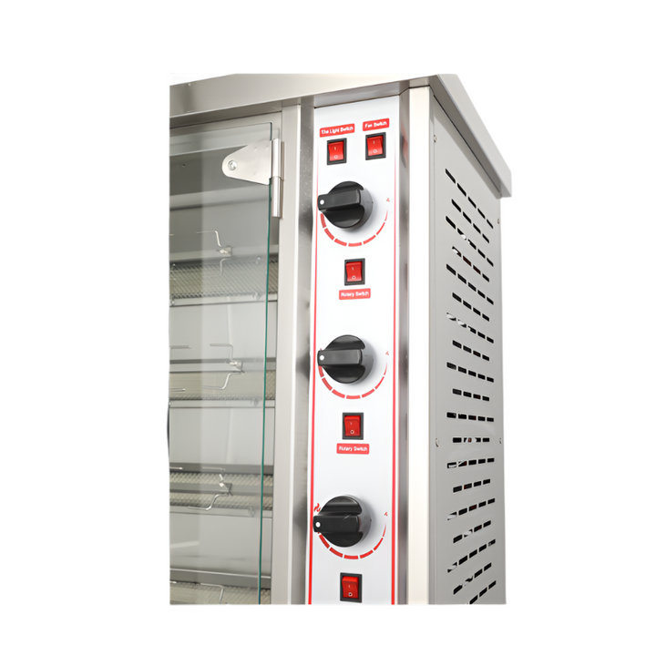 KRD Commercial Vertical Chicken Rotisserie Gas Oven 24-30 chickens