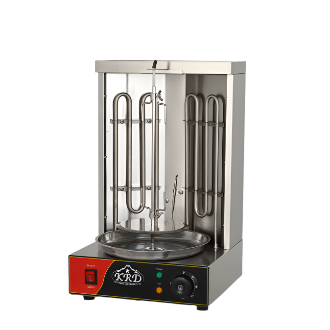 KRD Commercial Gyros/Kebab grill Electric Bottom motor Capacity 8kg 2.4kW