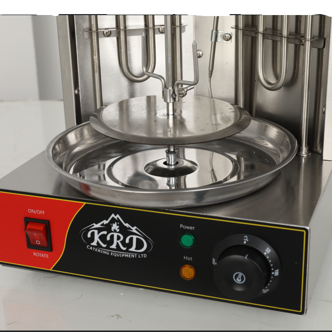 KRD Commercial Gyros/Kebab grill Electric Bottom motor Capacity 8kg 2.4kW
