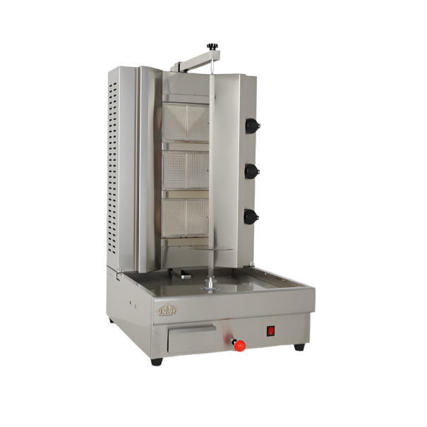 KRD Professional Gyros/Kebab grill Gas Movable body 3 Burners
