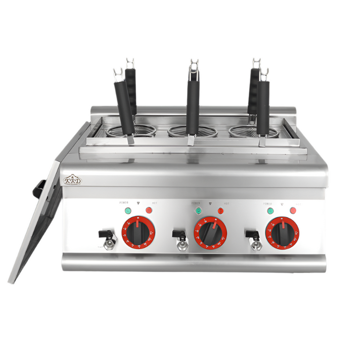 KRD Commercial Electric Pasta Cooker 6 baskets 6kW Table top CG6E