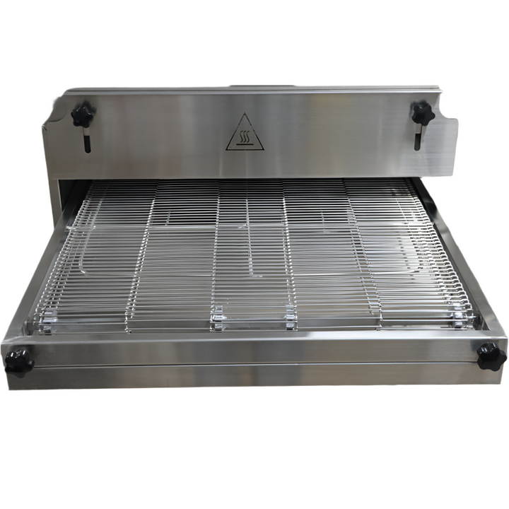 KRD Commercial Gas Conveyor Pizza Oven 20 Pizzas of 18'' Per Hour Standing Programmable LM18Q