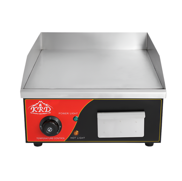 KRD Countertop 2.2kw Electric Flat Smooth Griddle 365x480x220mm OP810
