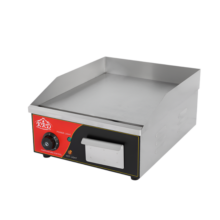 KRD Countertop 2.2kw Electric Flat Smooth Griddle 365x480x220mm OP810