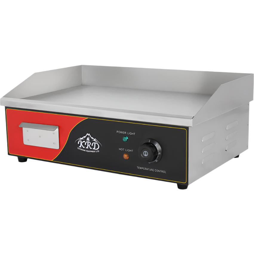Griddle with KRD branding on a white background
