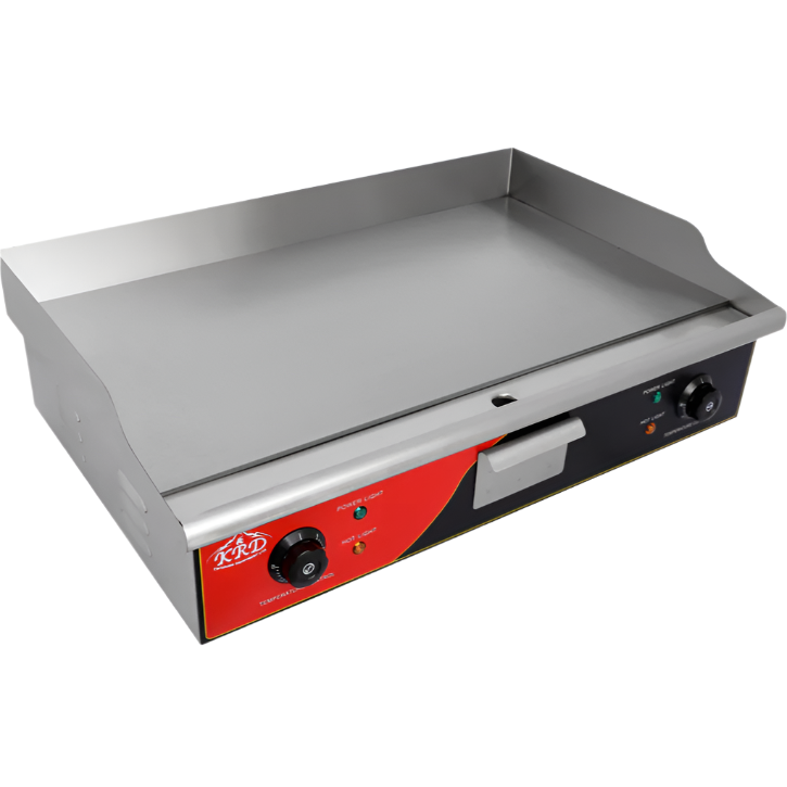 KRD Commercial Electric Flat Smooth Griddle 730x470x240mm 4.4kw OP820