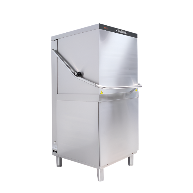 KRD Passthrough Dishwasher 500mm Basket 60 Baskets/hour Detergent Pump 220V HD60D