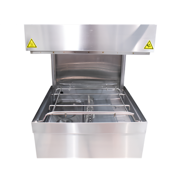 KRD Passthrough Dishwasher 500mm Basket 60 Baskets/hour Detergent Pump 220V HD60D