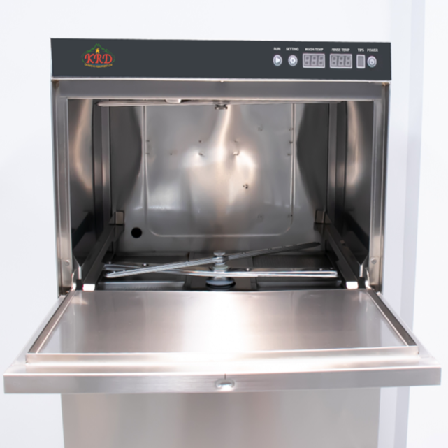 KRD Commercial Undercounter Dishwasher 500mm Basket 40 Baskets/hour 220V HD50