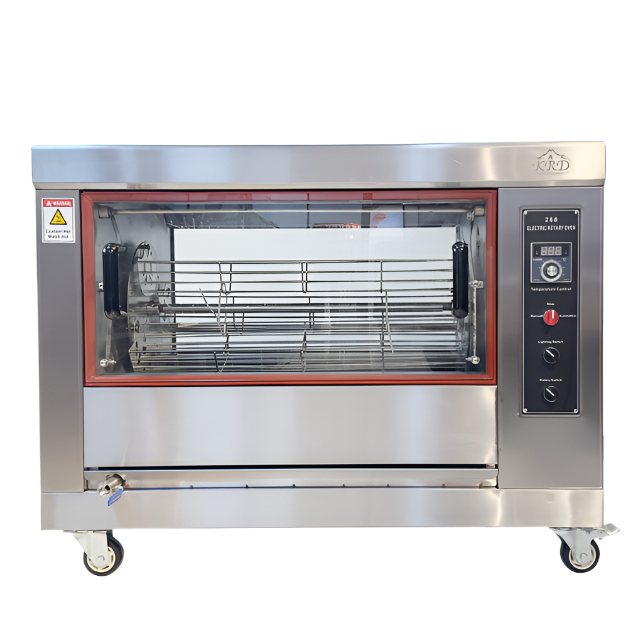 KRD Commercial Digital Electric Chicken Rotisserie Oven 4 baskets 12-16 chickens Countertop CY268