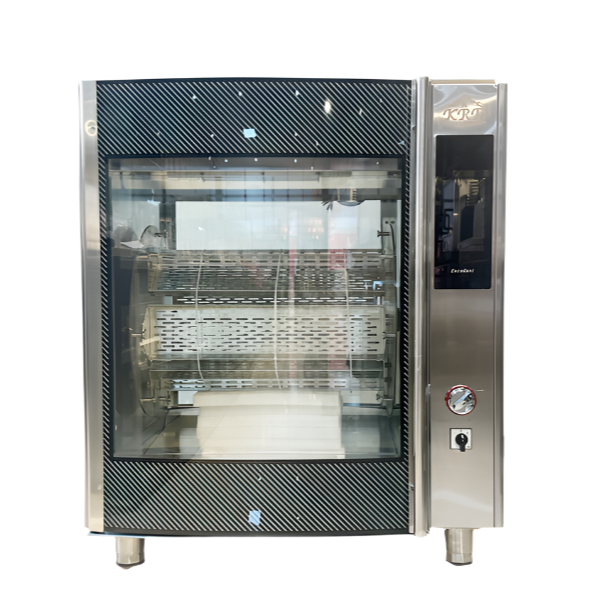 KRD Commercial Electric Chicken Rotisserie Oven 7 baskets 28-35 chickens